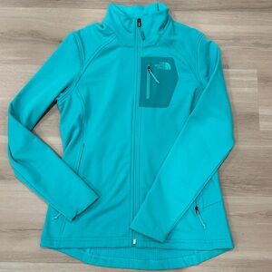 The North Face teal lightweight jacket, size M